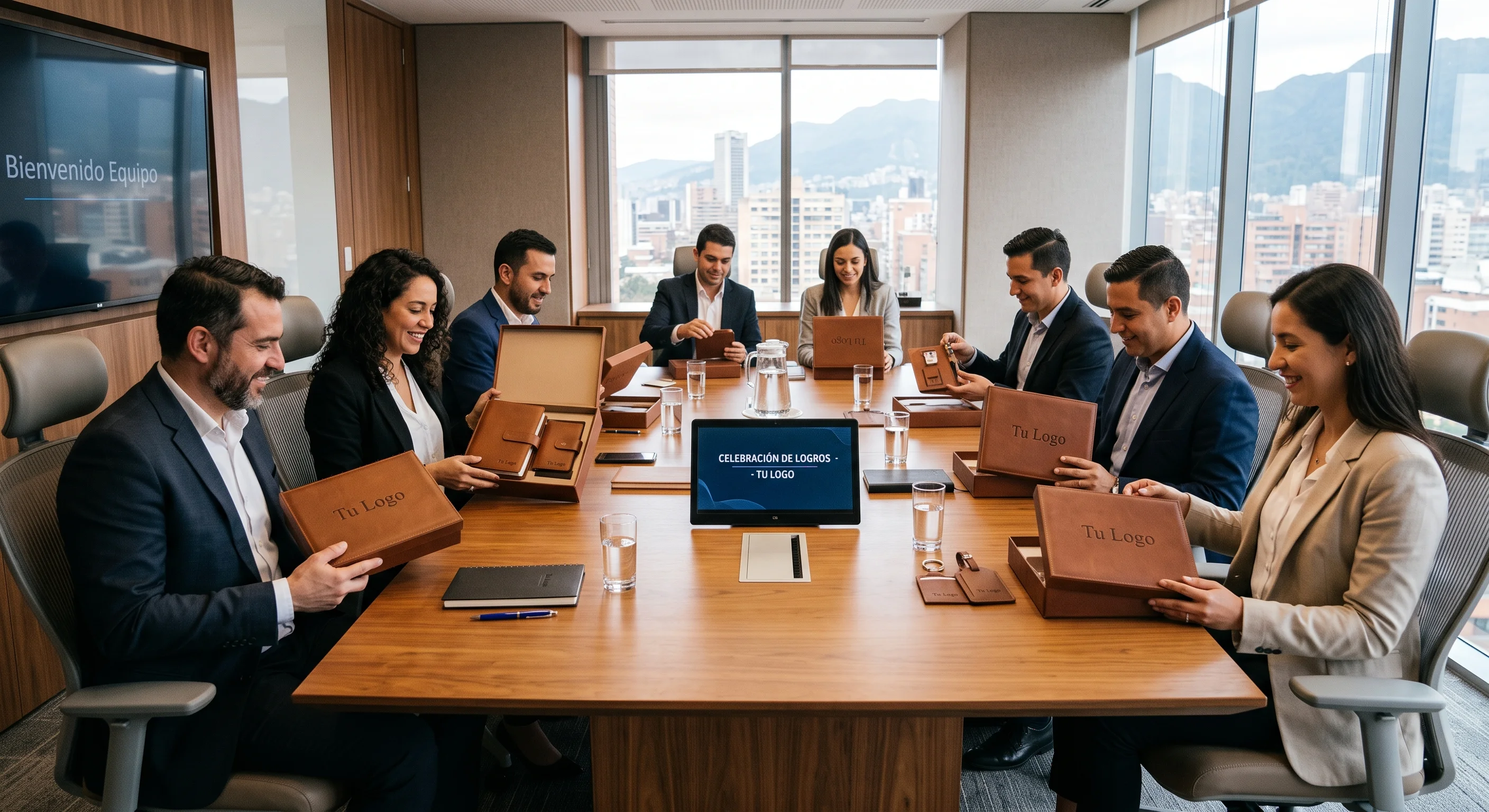 Set de oficina premium para reconocimiento