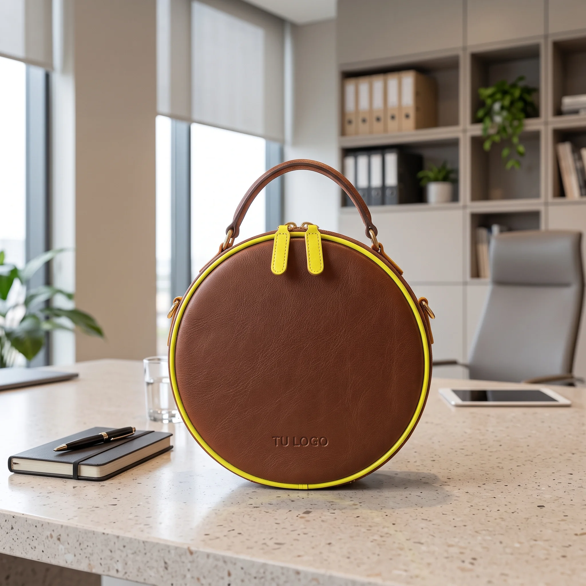 Cartera cofre Miel